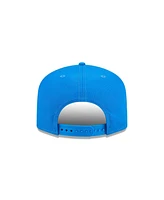 New Era Men's Blue Oklahoma City Thunder Core Logo A-Frame 9FIFTY Snapback Hat