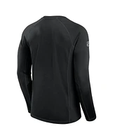 Fanatics Men's Black Pittsburgh Penguins Authentic Pro Rink Tech Long Sleeve T-Shirt