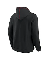 Fanatics Men's Black Wisconsin Badgers Toppler Fleece Pullover Hoodie