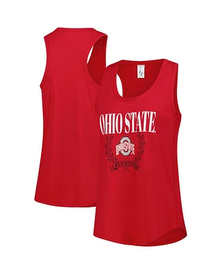 ZooZatz Women's Scarlet Ohio State Buckeyes Everyday Tank Top