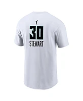 Nike Men's Breanna Stewart White New York Liberty Heroine Edition Name Number T-Shirt