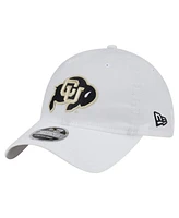 New Era Men's White Colorado Buffaloes Active Ripstop 9TWENTY Adjustable Hat