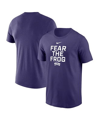 Nike Men's Purple Tcu Horned Frogs Local Performance T-Shirt