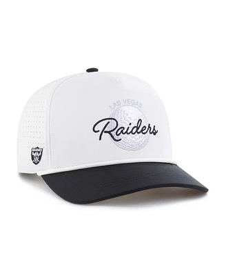 '47 Brand Men's White/Black Las Vegas Raiders Gimmie Golf Hitch Rope Adjustable Hat