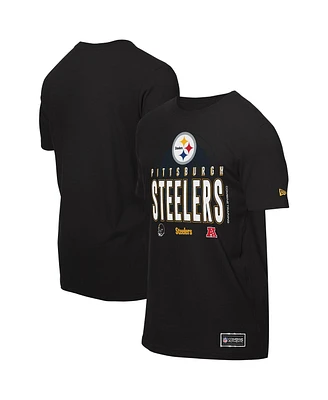 New Era Men's Black Pittsburgh Steelers 2025 Nfl Training Camp T-Shirt
