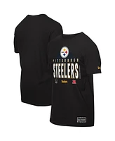 New Era Men's Black Pittsburgh Steelers 2025 Nfl Training Camp T-Shirt