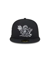 New Era Men's Black Norfolk Tides Theme Nights 59FIFTY Fitted Hat