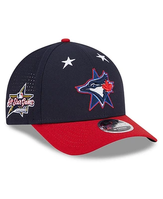 New Era Men's Navy/Red Toronto Blue Jays 2025 Mlb All-Star Game Workout 9FORTY M-Crown Adjustable Hat