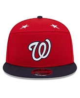 New Era Men's Red/Navy Washington Nationals 2025 Mlb All-Star Game Side Patch 9FIFTY Snapback Hat