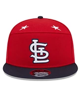 New Era Men's Red/Navy St. Louis Cardinals 2025 Mlb All-Star Game Side Patch 9FIFTY Snapback Hat
