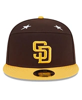 New Era Men's Brown/Gold San Diego Padres 2025 Mlb All-Star Game Side Patch 9FIFTY Snapback Hat
