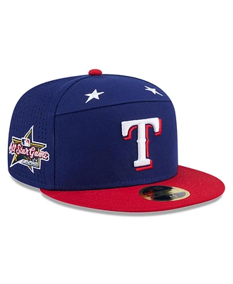 New Era Men's Royal/Red Texas Rangers 2025 Mlb All-Star Game Side Patch 59FIFTY Fitted Hat
