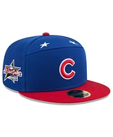 New Era Men's Royal/Red Chicago Cubs 2025 Mlb All-Star Game Side Patch 59FIFTY Fitted Hat