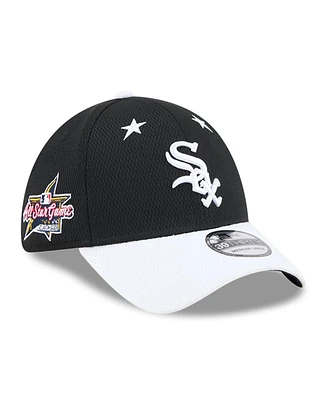 New Era Men's Black/White Chicago White Sox 2025 Mlb All-Star Game 39THIRTY Flex Hat