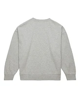 Mitchell & Ness Women's Heather Gray Florida Panthers 2025 Stanley Cup Champions Pullover Sweatshirt
