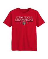Fanatics Preschool Red Florida Panthers 2025 Stanley Cup Champions Signature Roster T-Shirt