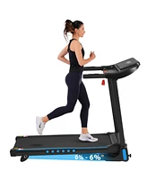 Streamdale Furniture Incline Treadmill, 3.0HP, Auto-Fold, Bluetooth Speaker