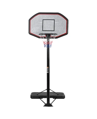 43 Inch Indoor Outdoor Height Adjustable Basketball Hoop
