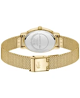 Lacoste Women's Parisienne Gold Tone Stainless Steel Bracelet Watch, 22mm