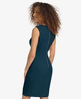 Calvin Klein Women's Crewneck Sleeveless Sheath Dress
