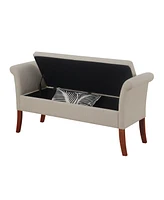 Convenience Concepts 51.5" Soft Fabric Garbo Storage Bench