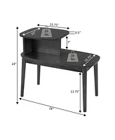 Convenience Concepts Maxwell Mid Century End Table