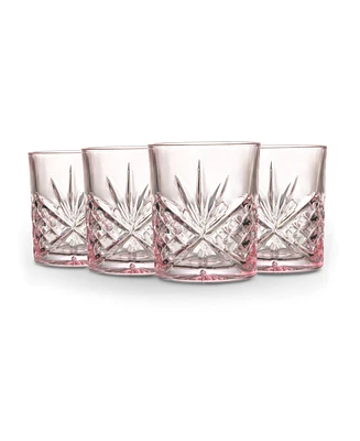Godinger Dublin Double Old-Fashioned Glasses, Set of 4