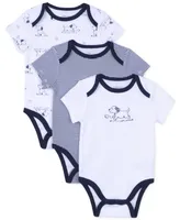 Little Me Baby Boys Puppy Toile Bodysuits, Pack of 3