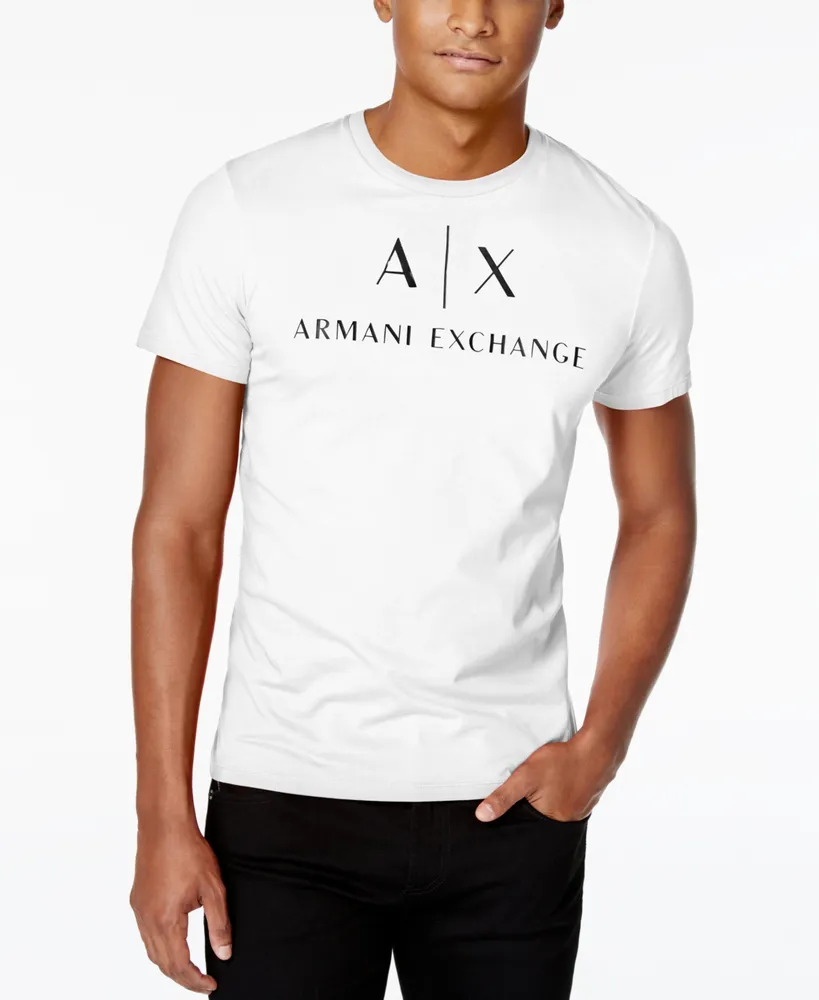 A|X Armani Exchange Men's Solid Logo T-Shirt