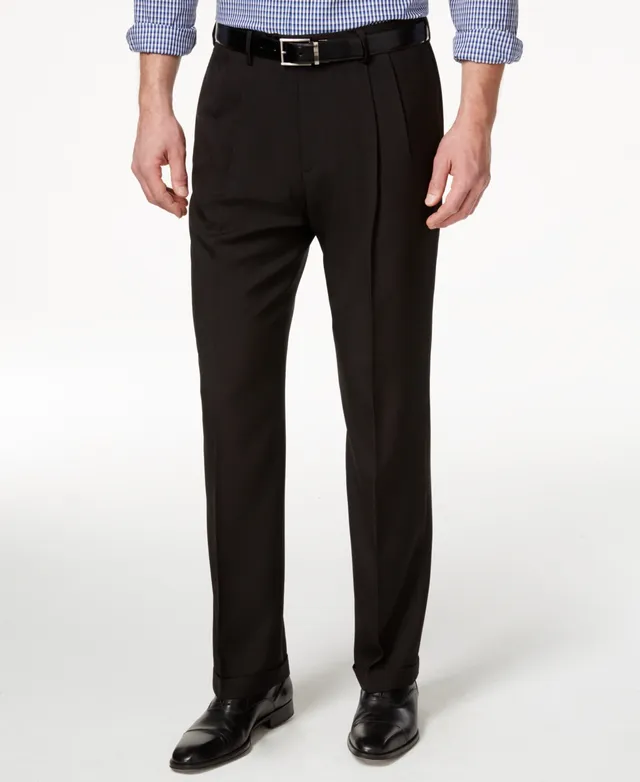 Haggar Men's Big & Tall Premium Comfort Stretch Classic-Fit Solid