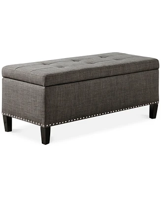 Catarina Fabric Storage Bench