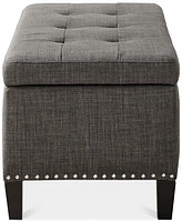 Catarina Fabric Storage Bench