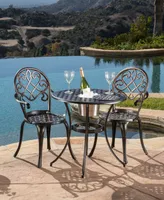 Lellman Cast Aluminum Outdoor Bistro Set