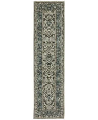 Karastan Euphoria Monaghan Sandstone 2'4" x 7'10" Runner Rug