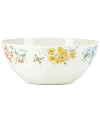 Lenox Butterfly Meadow Collection Melamine Large Serving Bowl