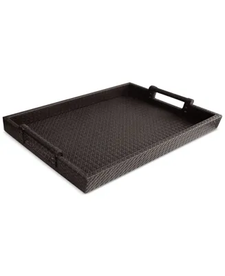 Woven Leather Tray