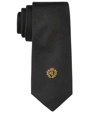 Lauren Ralph Boys Solid Crest Tie