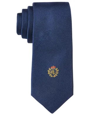 Lauren Ralph Boys Solid Crest Tie