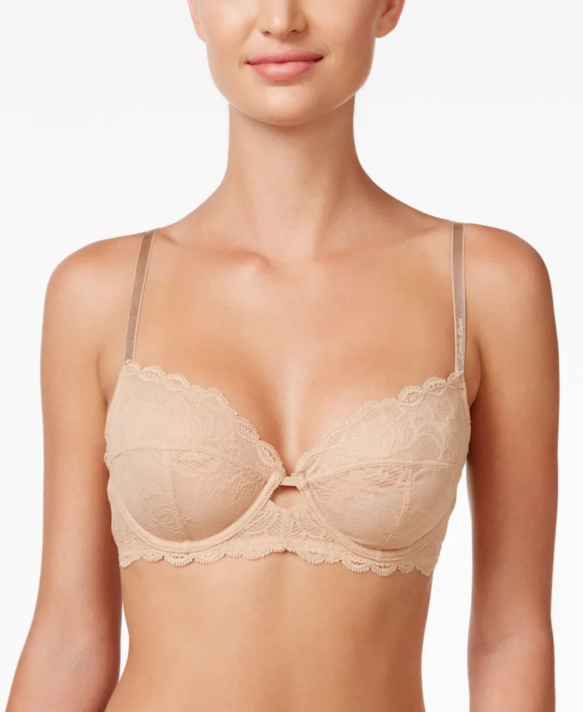 Calvin Klein Womens Seductive Comfort Lift Strapless Multiway Bra :  : Clothing, Shoes & Accessories