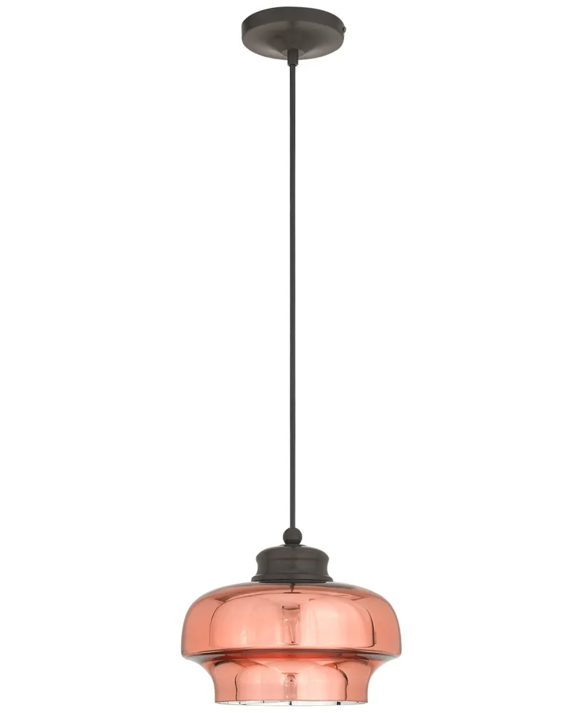 Livex Signature 1-Light 9" Mini Pendant