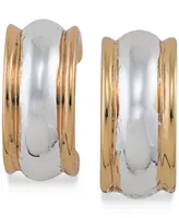 Lauren Ralph Lauren Two-Tone Hoop Clip-on Earrings - Two