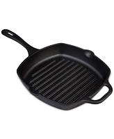 Victoria 10" Cast Iron Deep Grill Pan