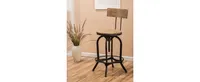 Kalber Naturally Antique Wood Bar Stool