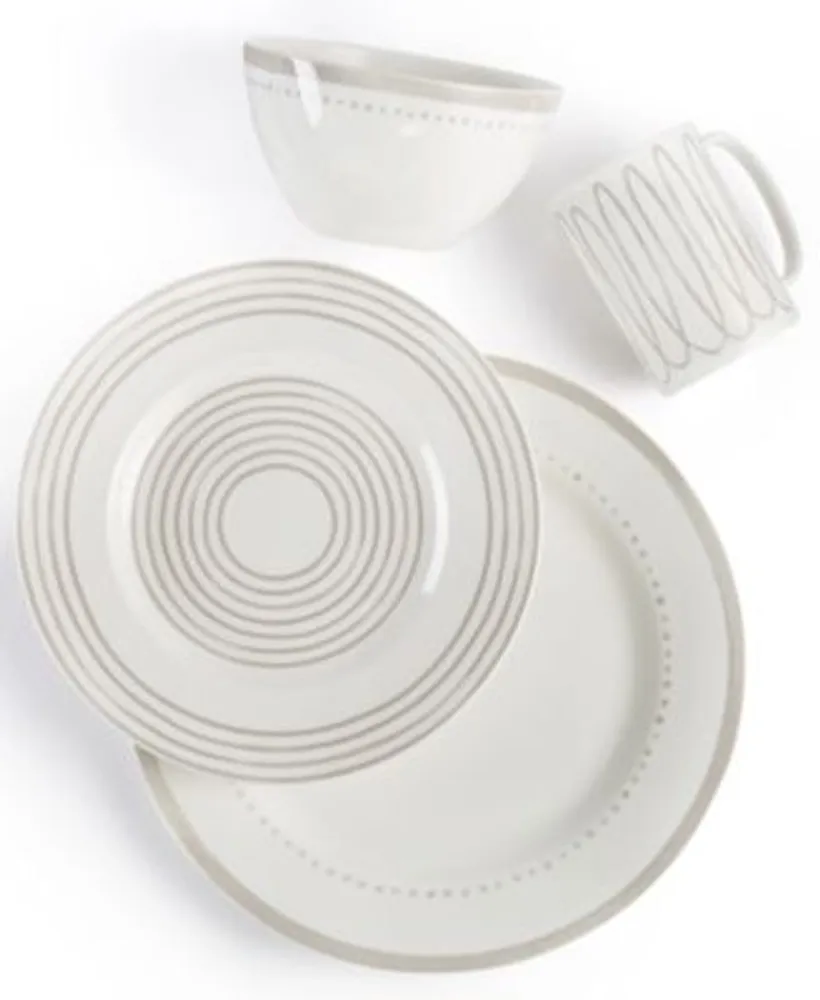 Kate Spade New York Charlotte Street Grey West Dinnerware Collection