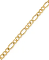 Italian Gold Men's Figaro Link Chain Necklace (7-1/5MM) in 10k Gold