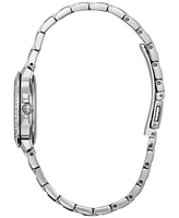 Citizen Women's Eco-Drive Crystal Accent Stainless Steel Bracelet Watch 28mm EW2340-58A