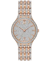 Bulova Women's Crystal Accented Rose Gold