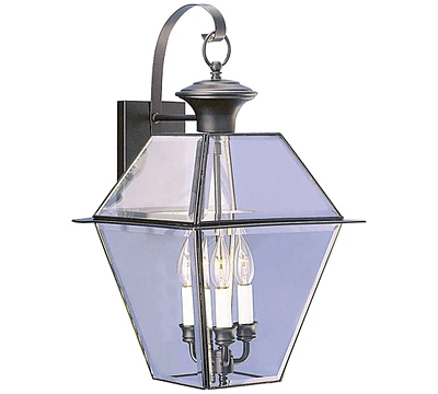Livex Westover 3- Light Glass Sconce