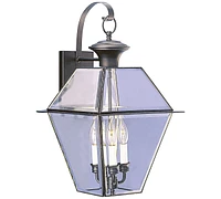 Livex Westover 3- Light Glass Sconce
