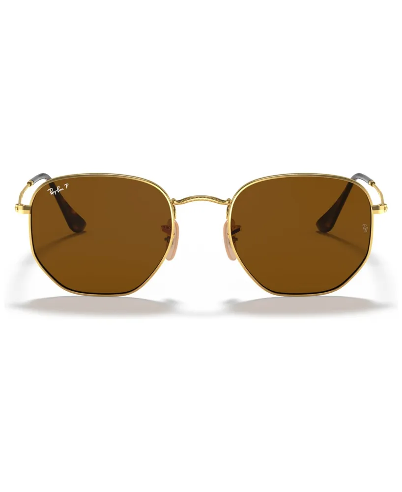 Ray-Ban Unisex Polarized Sunglasses, RB3548N Hexagonal Washed Evolve